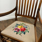 Reproduction Bar Back Mahogany Framed Armchair