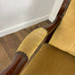 Reproduction Mahogany Button Back Armchair