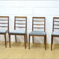 vintage dining chairs X4 ONLY teak McIntosh danish mid century DELIVERY