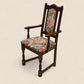 6 Old Charm Dining Chairs Upholstered Tudor Brown Frames FREE UK Delivery*. SBR10636/2606E