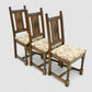 Old Charm Dining Chairs 3 Yorke Range Light Oak Model 2148 FREE UK Delivery*. SBR10945/1609E