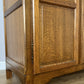 Wardrobe Vintage French Style Oak Triple Door Carved Armoire Cabinet LOT 6525