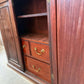 Antique Late Georgian Mahogany Estate Hall Actuary Bank Drawers Cupboard, C1800