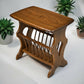 Ercol Side Table with Magazine Holder Vintage Retro Golden Dawn FREE UK Delivery