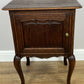 Bedside Table Vintage French Louis Style Oak Nightstand Carved Cabinet LOT 6314