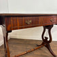 Reproduction Mahogany Drop Leaf Sofa Table with Drawers