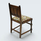 6 Old Charm Style Dining Chairs Upholstered Drop On Tudor Seats FREE UK Delivery