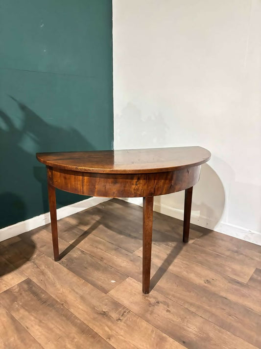 Antique Mahogany D End Tablebv