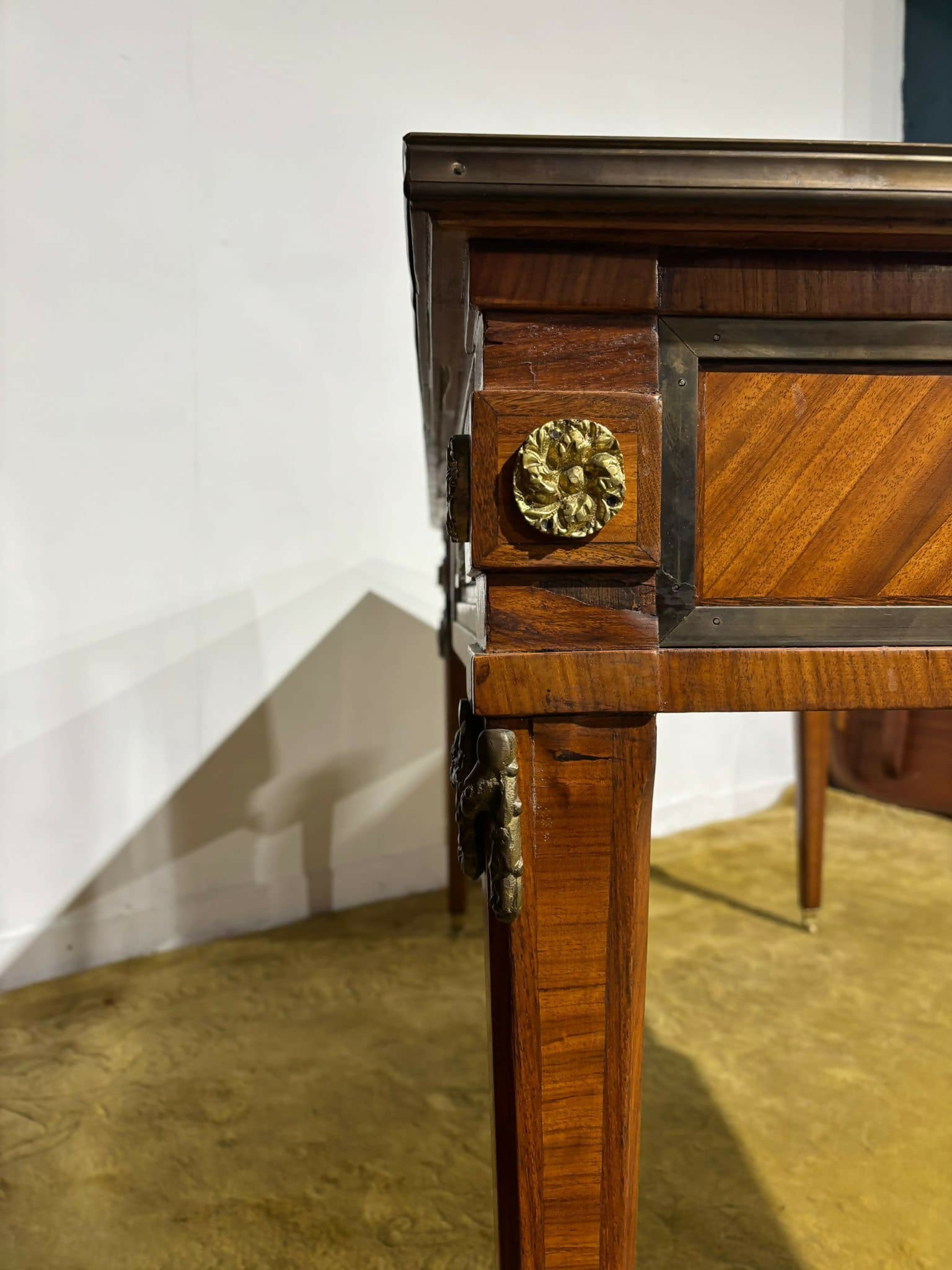 Empire Style French Gilt Metal Mounted Desk00