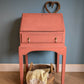 Vintage pink writing bureau