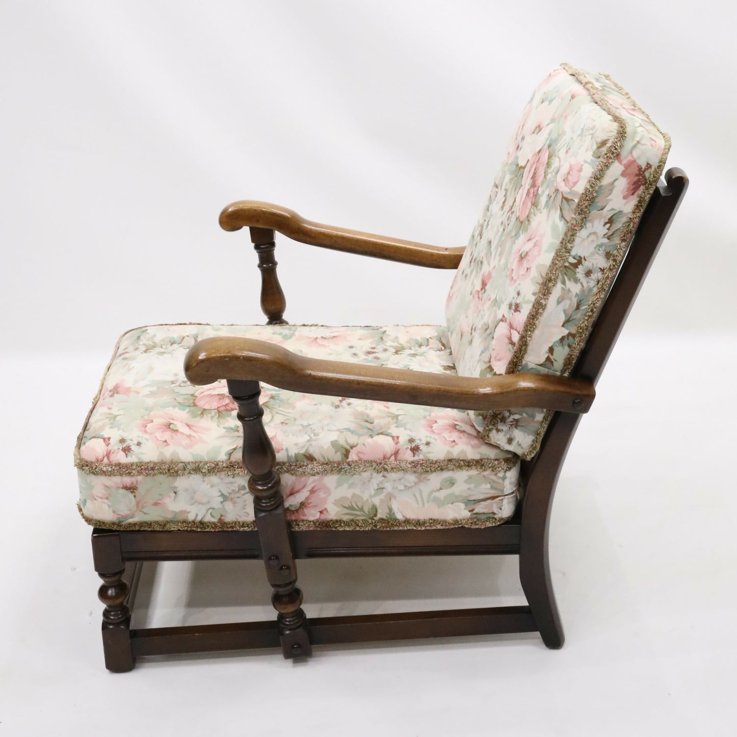 Ercol Windsor Easy Chair Model 445 1970s Blue Label FREE UK Delivery. SBR9390/2407D