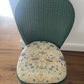 Copy of Lloyd loom dining/ accent chairs. Different colours. Different fabric. Choose the combination