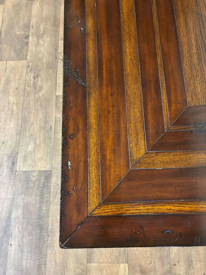 Aged Large Oak Coffee Table8