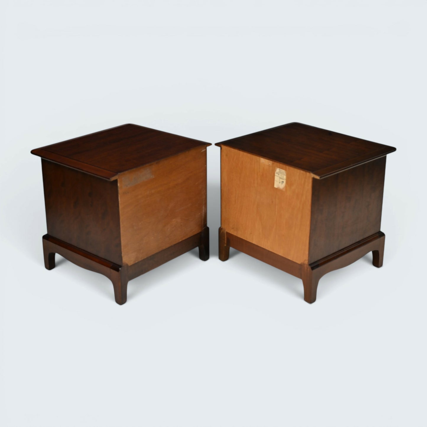 Pair of Stag Minstrel Bedside Cabinets Draw 2 In Set Drawer FREE UK Delivery