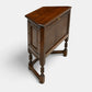 Old Charm Canted Table With Cupboard Finished In Tudor Brown FREE UK Delivery*. SBR10710/1507E