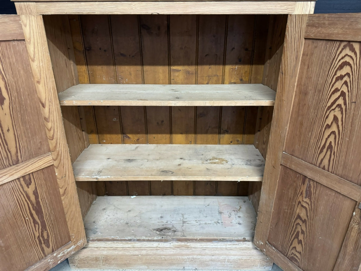 19th Century Pine Larder Cupboard