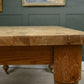 Vintage Pine Farmhouse Dining Table with Drawer on Castors - 6FT