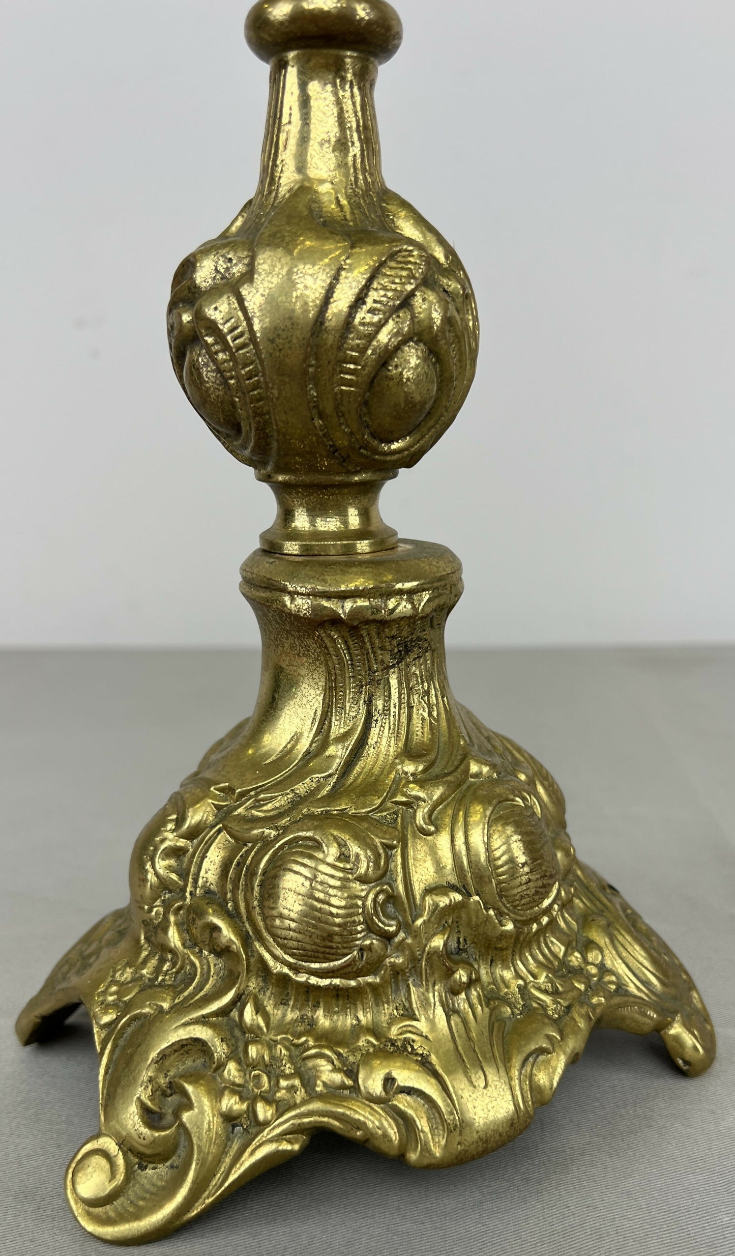 Candelabra Vintage French Style Brass Five Arm Ornate Candle Holder LOT 6423