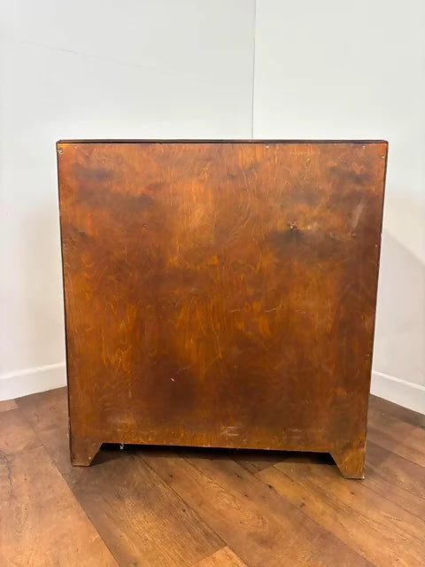 Vintage Oak Veneer Chest of Drawers