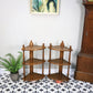 A Pair Ercol Windsor Wall Hanging Corner Units Hanging Shelves in Golden Dawn