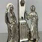 Crucifix Vintage French Style Metal Ornate Religious Figure LOT 6420