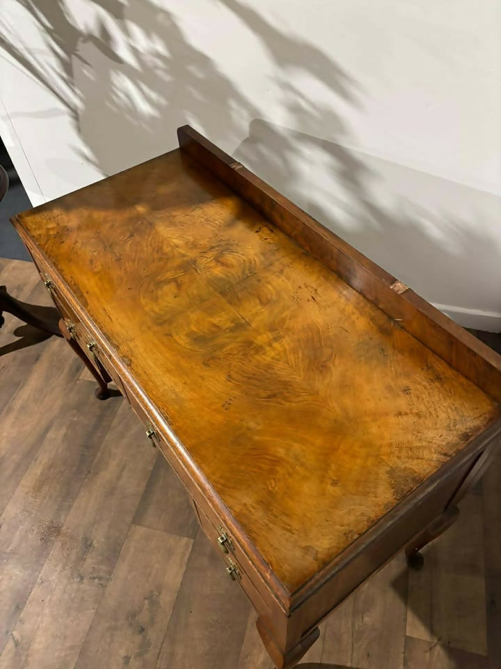 Vintage Burr Walnut Writing Desk