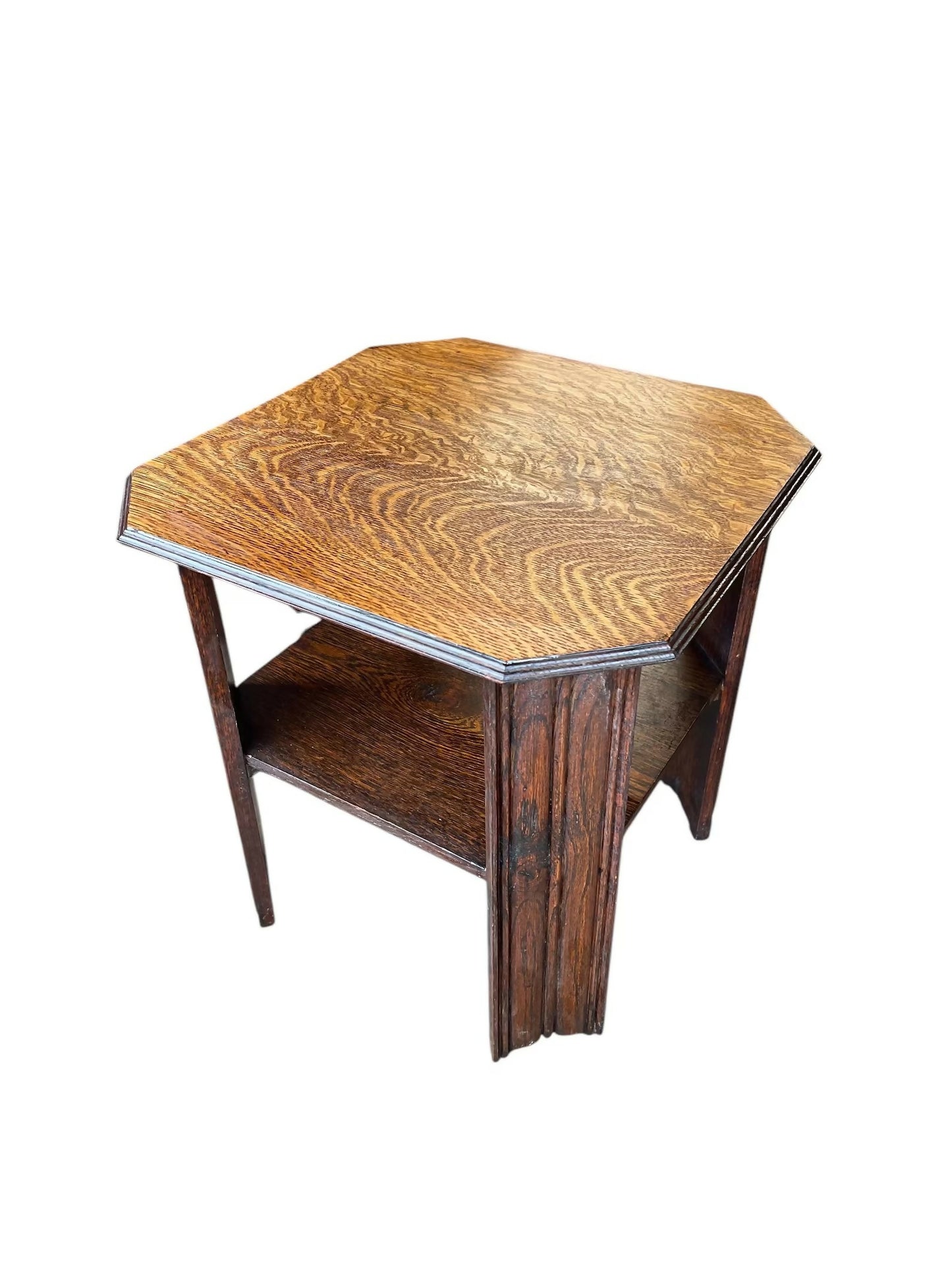 Art Deco vintage Oak side table.