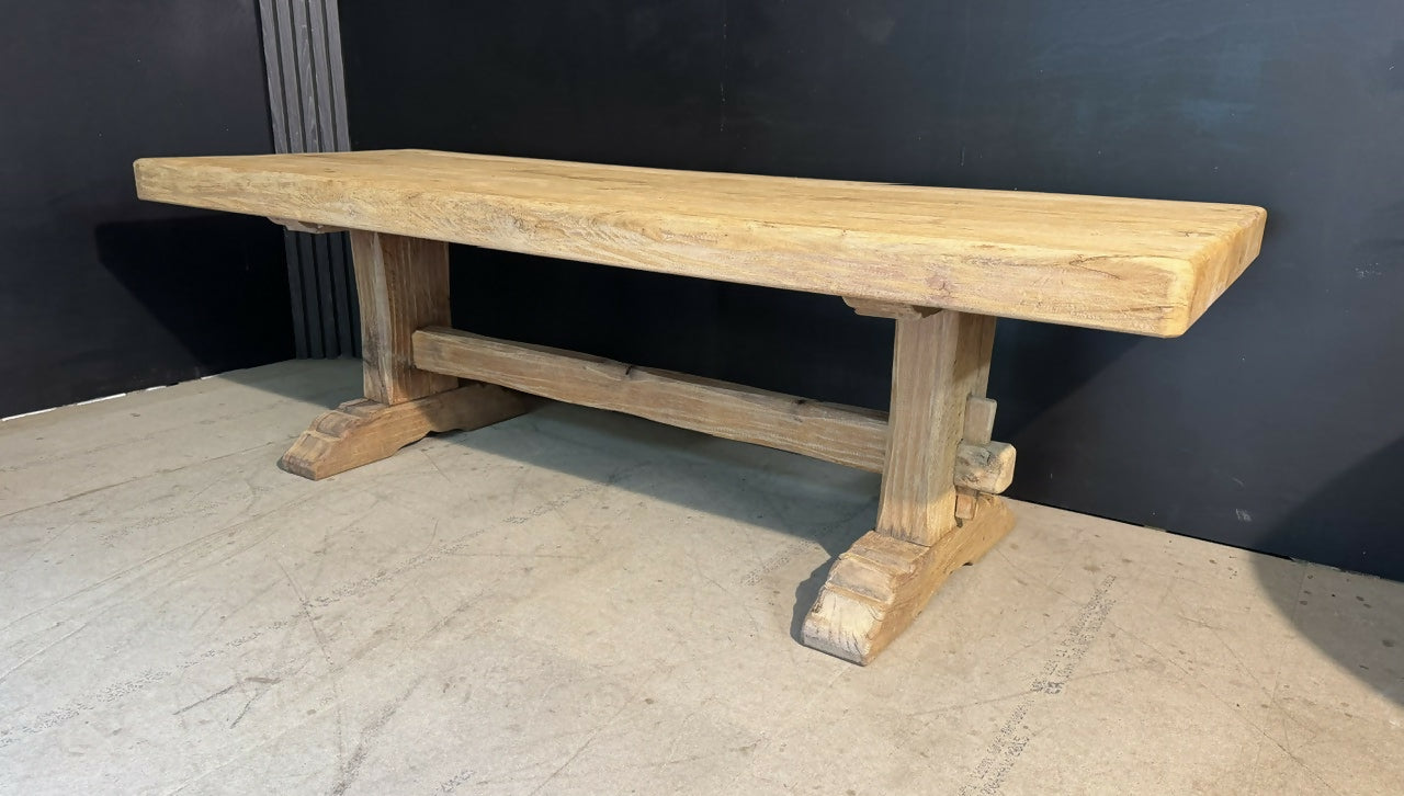 Large French Oak Farmhouse Dining Table