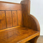 Victorian Pitch Pine Pew Of Small Proportions
