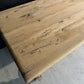 French Oak Farmehouse Dining Table with 2 Drawers