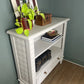Lowboy Bookcase Console Table With Drawers