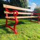 Fully Restored Cast Iron Garden Bench Seat Chair Patio
