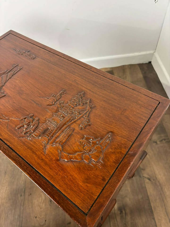 Oriental Style Camphor Wood Sewing Chest