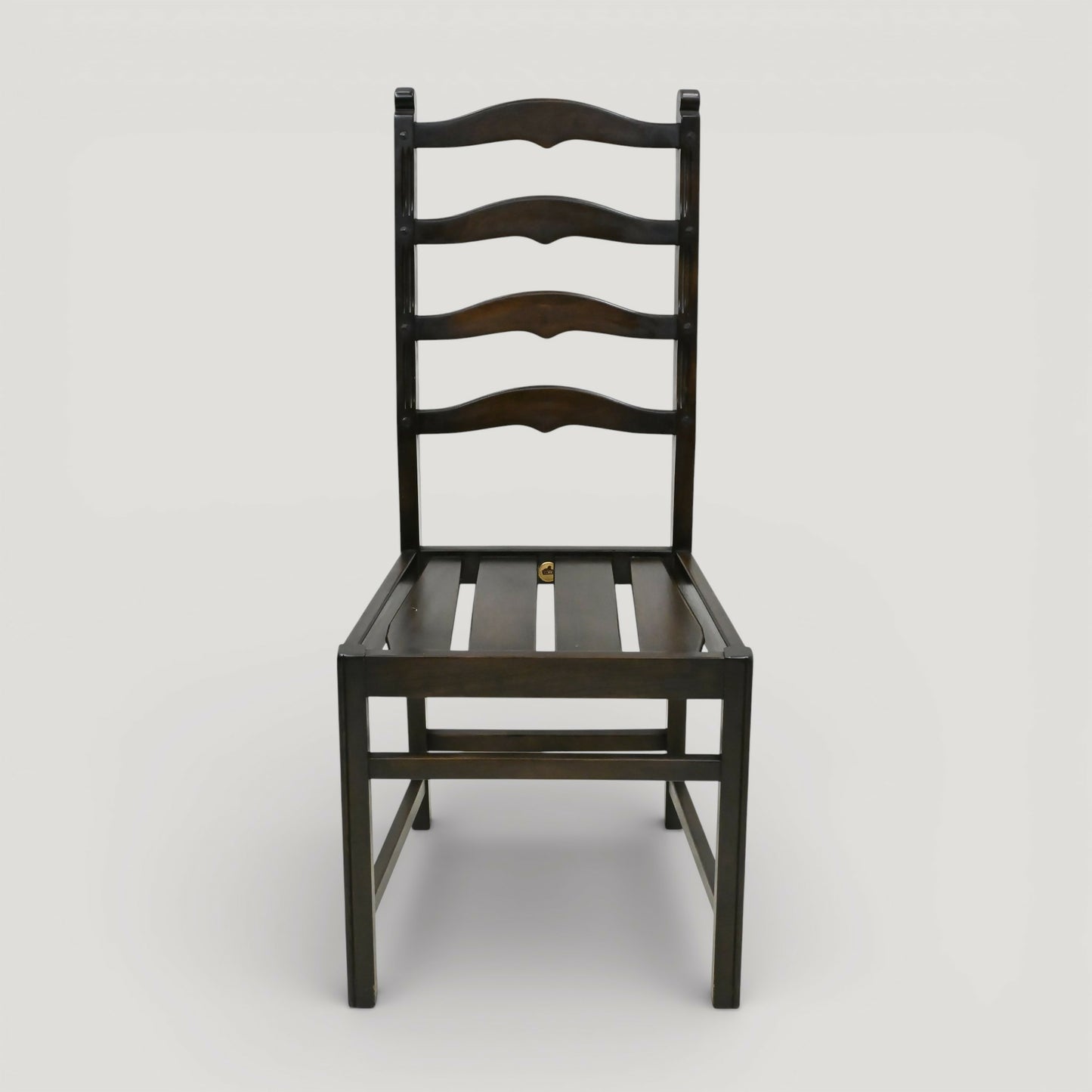 Set of 6 1970s Ercol Ladderback Dining Chairs Dark Finish FREE UK Delivery*