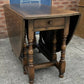 Titchmarsh & Goodwin Antique Style Oak Dropleaf Gateleg Dining Table Rl 42