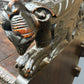 A Late Victorian Carved Oak Box Settle / Hall Bench