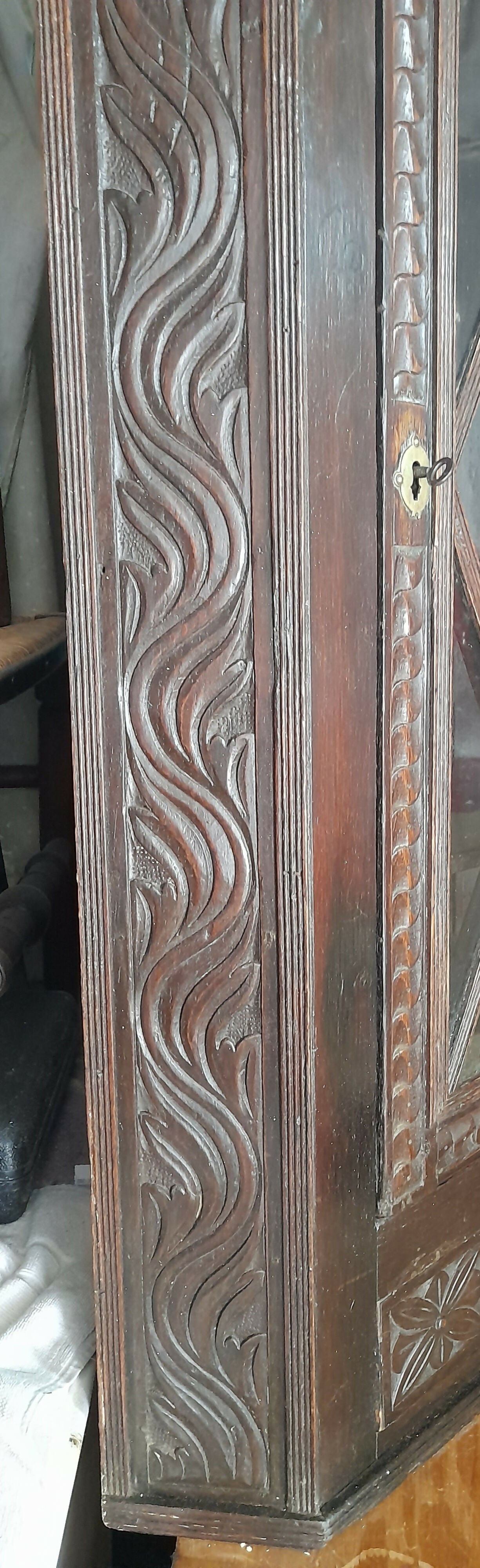 Georgian Oak Corner Cupboard