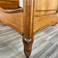 Bed Antique French Style Oak Double Bed Frame Carved Headboard LOT 3711