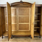 Wardrobe Vintage French Louis XVI Style Four Door Oak Carved Armoire LOT 6454