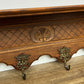 Coat Rack Vintage French Oak Wall Mounted 6 Hooks Carved Rack Hanger LOT 6206