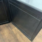 Large Edwardian Ebonised Bifold Screen / Room Divider