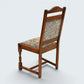8 Old Charm Dining Chairs Inc 2 Carvers Vintage Oak Tudor Brown FREE UK Delivery