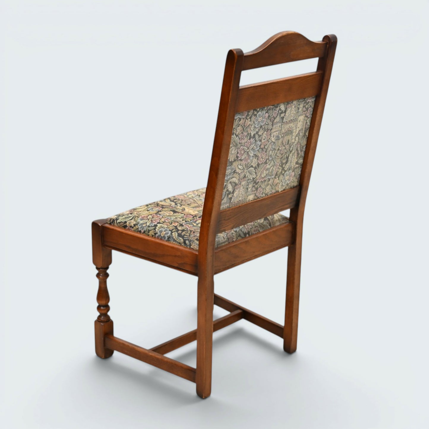 8 Old Charm Dining Chairs Inc 2 Carvers Vintage Oak Tudor Brown FREE UK Delivery