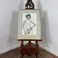 Charcoal Drawing - Young Mick Jagger by Geoffrey Bernard