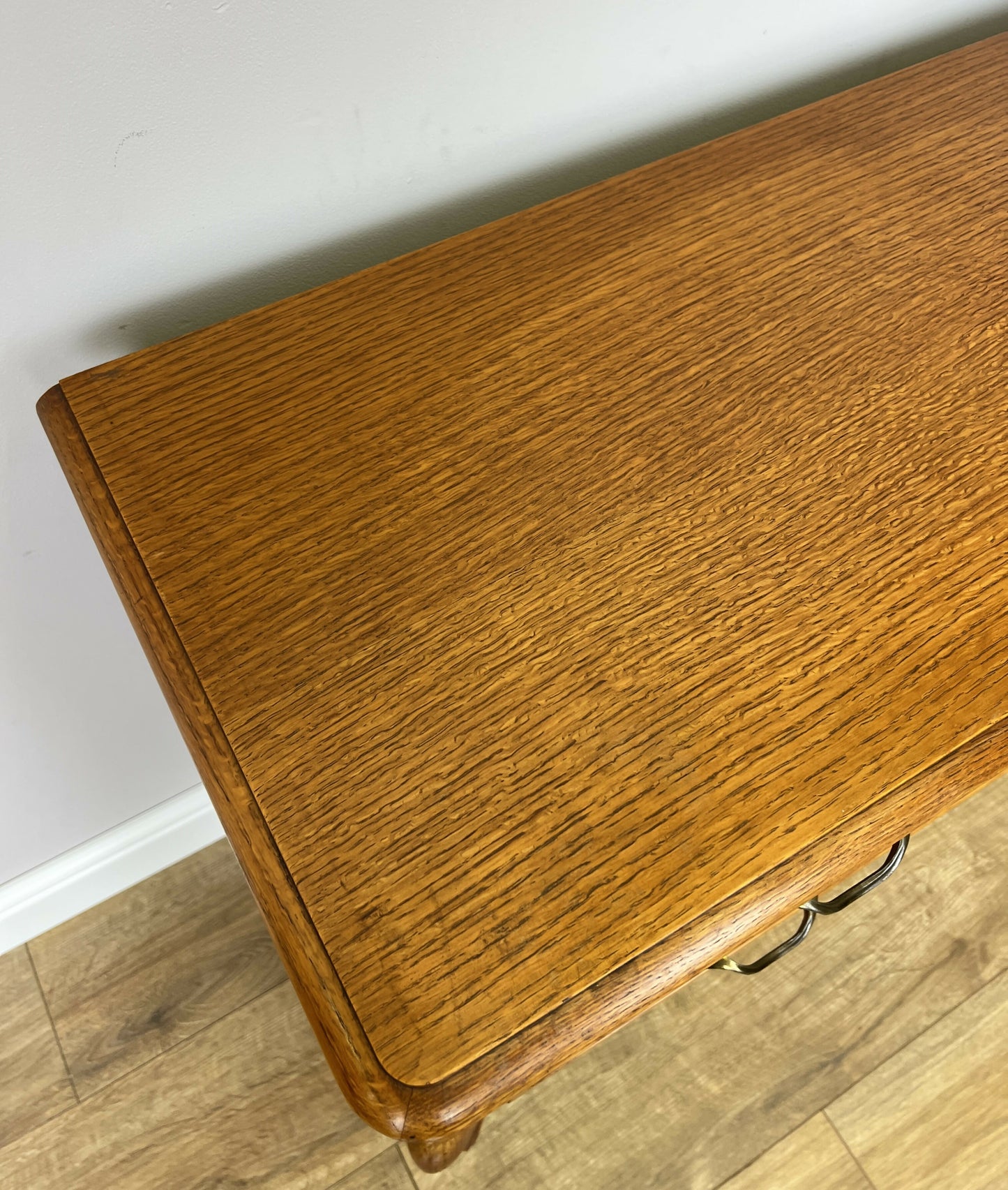 Chest of Drawers Vintage French Louis Oak 2 Drawers Carved Cabinet LOT 6232