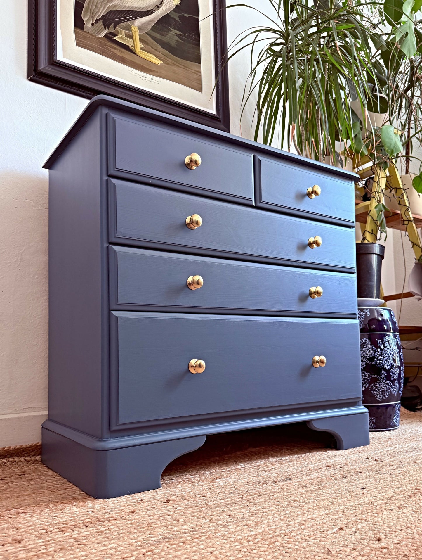 Newly refurbished chest of drawers by ducal solid wood dresser