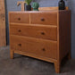 Chest of Drawers ~ oak ~ mid century ~ ex-Ministry of Defence