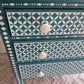 SOLD - Hand Painted Vintage Chest of Drawers: Hand-Stencilled Indian Inlay Inspired Furniture