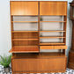 G Plan Form Five Teak Wall Unit Display Cabinet Retro Vintage Drinks Cabinet