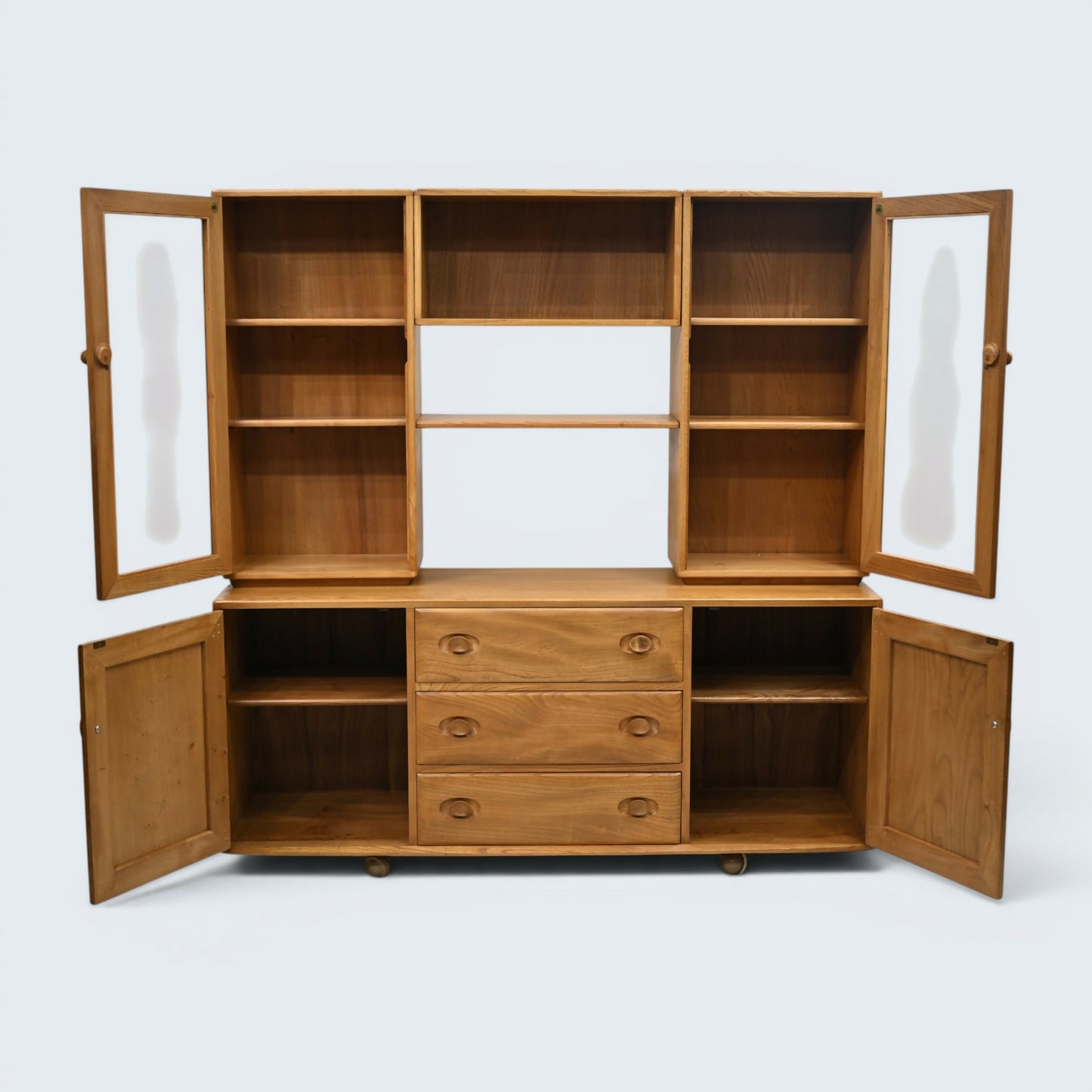 Ercol Windsor Sideboard Display Cabinets Light Finish #455D FREE UK Delivery*
